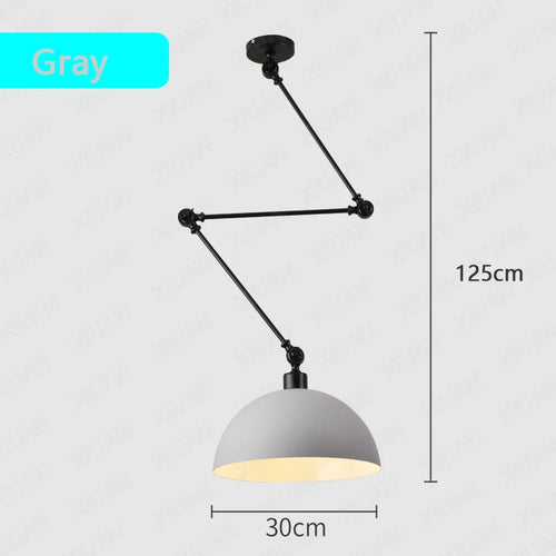 plafonnier led suspendu design scandinave moderne en aluminium - vue 11 sur 16