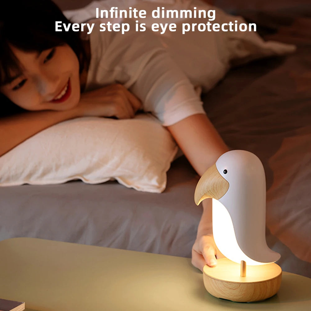 Lampe Veilleuse LED en forme d'oiseaux mignons - vue 4 sur 6