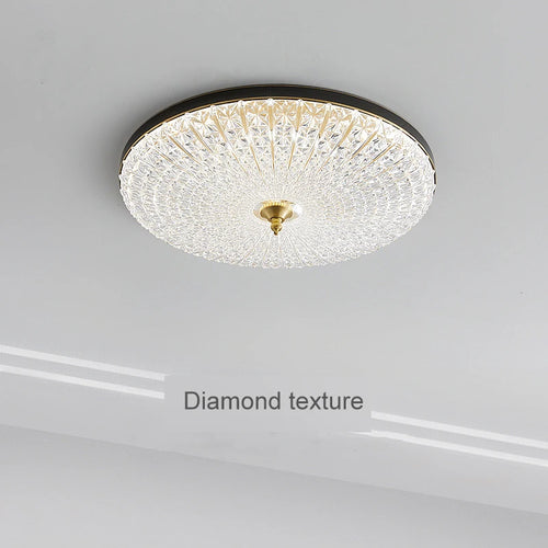plafonnier de luxe en cuivre style nordique et américain - vue 2 sur 6
