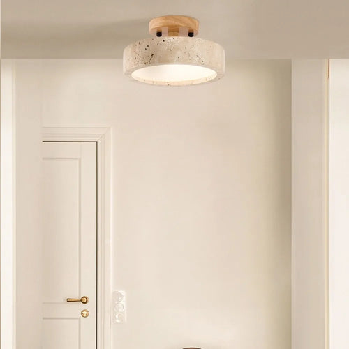 plafonnier en marbre wabi sabi pour décoration intérieure et extérieure - vue 5 sur 6