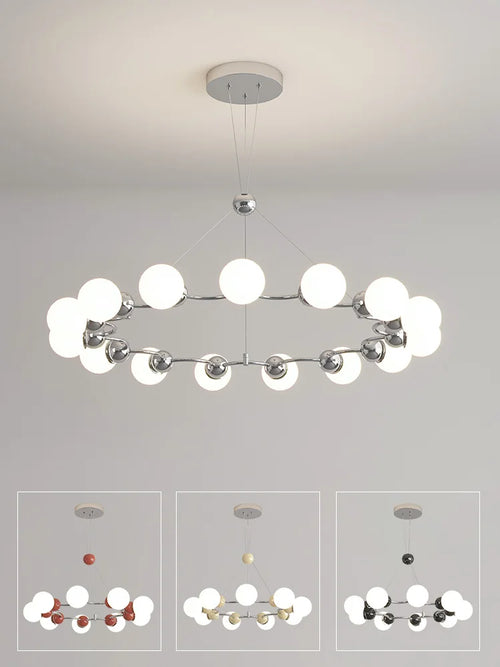 lustre suspendu éclairage décoratif moderne pour la maison - vue 2 sur 21
