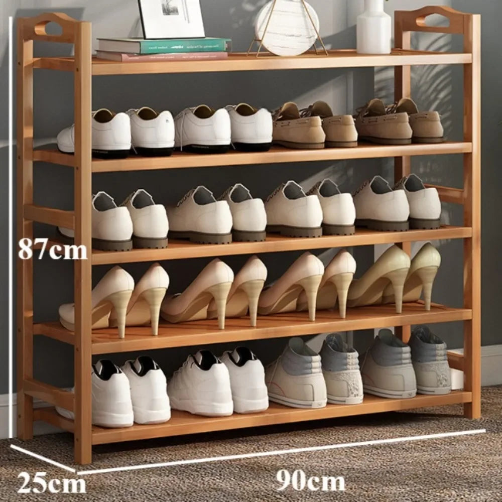 étagère à chaussures intérieure 3 4 5 étages organisateur de rangement multicouche - vue 8 sur 17