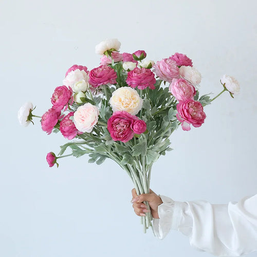 petit bouquet de fleurs artificielles pour décoration de mariage hiver - vue 2 sur 12