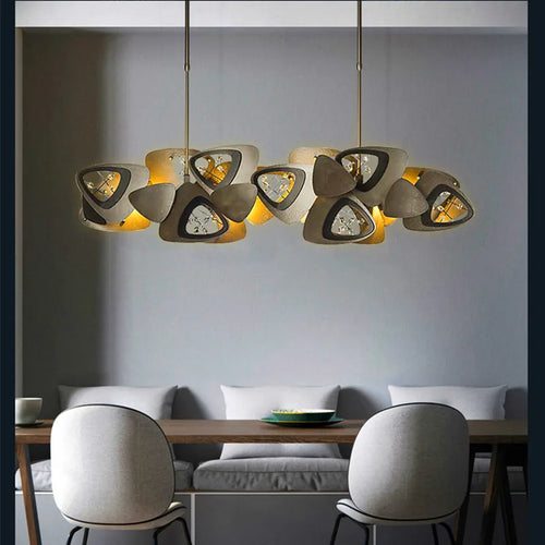lustre postmoderne créatif coquille art suspendus luminaires - vue 3 sur 11