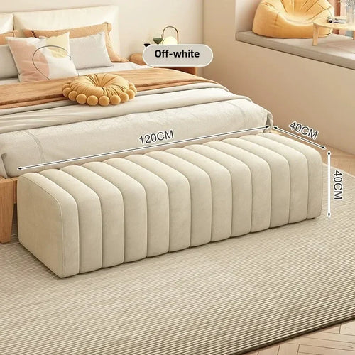 banc à chaussures design moderne avec repose pieds doux et confortable - vue 14 sur 26
