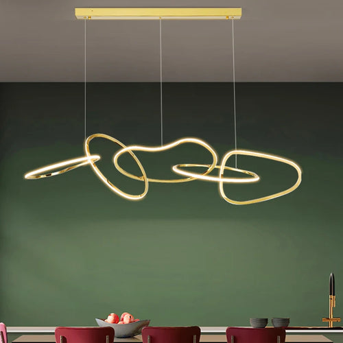 Chambre moderne salle à manger décorative led plafonniers lampes suspendues éclairage intérieur éclairage intérieur plafonnier lustre - vue 5 sur 7
