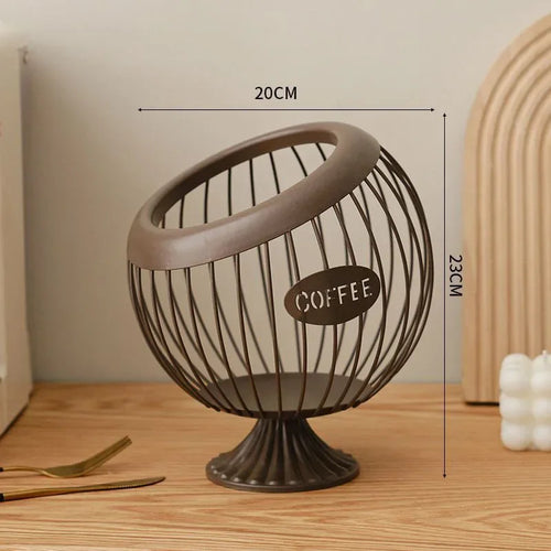 panier à fruits en métal élégant pour rangement et décoration - vue 13 sur 14