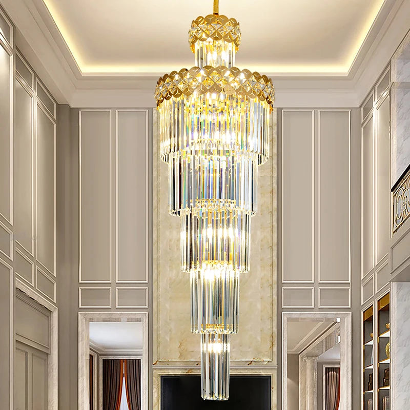 lustre design en cristal pour intérieur moderne et élégant - vue 3 sur 12
