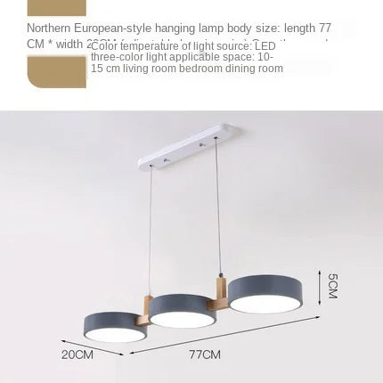 Suspension au design nordique moderne en bois - vue 8 sur 10