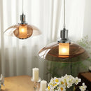 Suspension rétro en verre