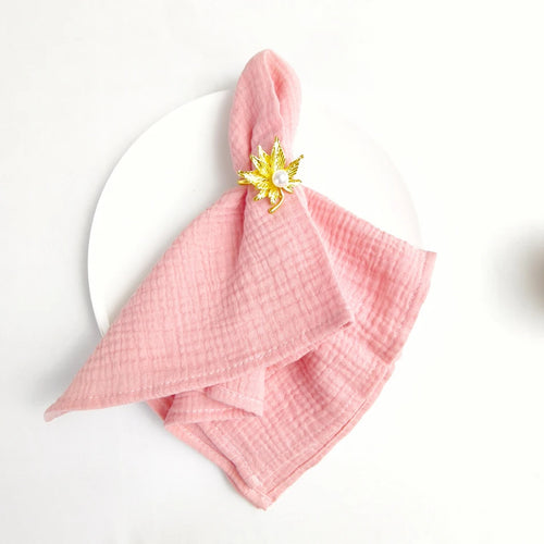 Serviette de table coton lot 10 style coréen