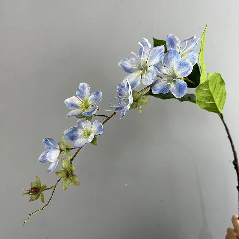 branche de jasmin artificielle en soie pour décoration festive - vue 10 sur 12