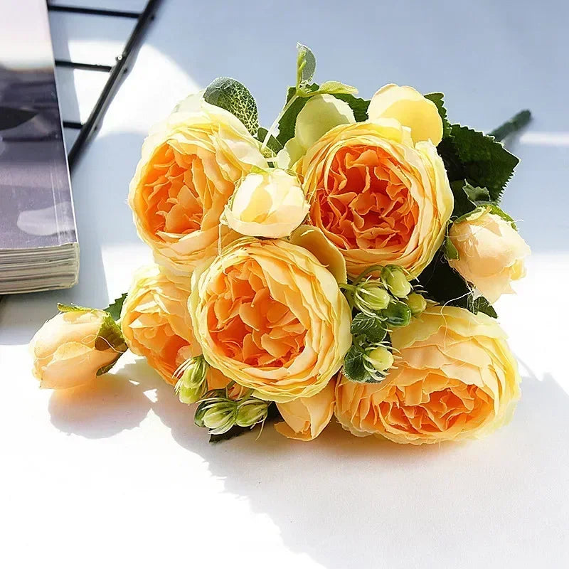 petit bouquet de fleurs artificielles pour décorations printanières et festives - vue 15 sur 34