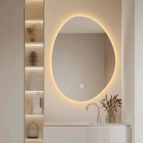 miroir à led forme irrégulière pour dressing intelligent et salle de bain - vue 5 sur 5