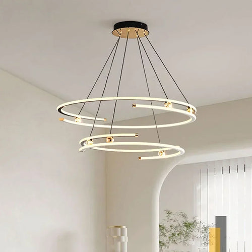 Lustre suspendu moderne Suspension LED pour salon salle à manger chambre cuisine île décoration de la maison luminaire Lustre - vue 5 sur 12