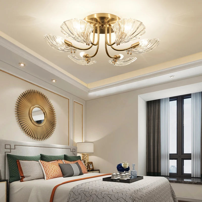 lustres en cuivre modernes pour un éclairage intérieur élégant - vue 4 sur 10