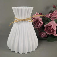 vase à fleurs en plastique style céramique décoration nordique pour maison
