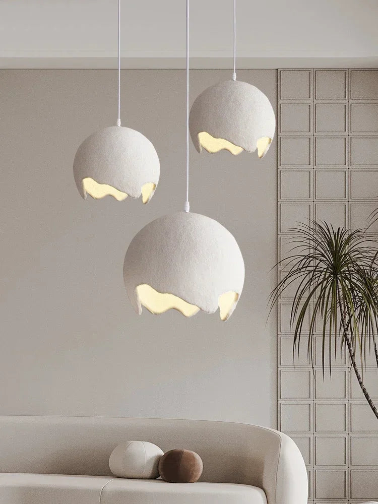 lustre en micro-ciment design moderne pour bar et restaurant - vue 4 sur 9