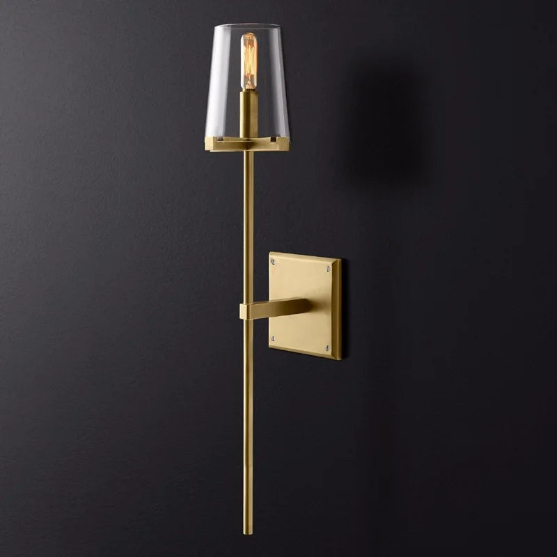 applique murale led en verre pour éclairage intérieur moderne - vue 4 sur 10