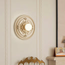 applique murale ronde rétro haut de gamme en verre