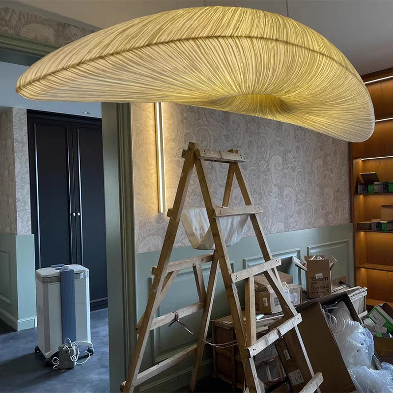 Lustre en tissu marin de luxe style voilier - vue 8 sur 14