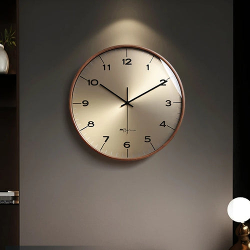horloge murale moderne en bois massif pour décoration intérieure - vue 8 sur 12