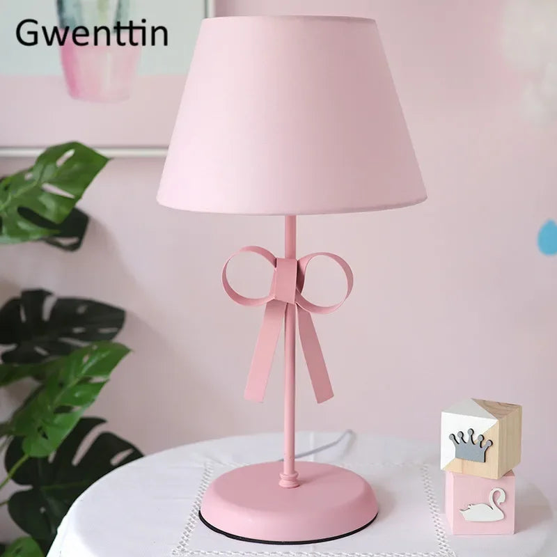 lampe de bureau moderne à nœud papillon pour chambre décorative - vue 13 sur 14