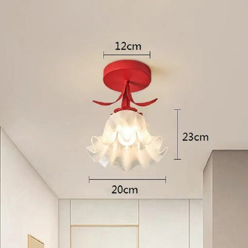 Lampe plafonnier Orchidée 4 Couleurs Moderne - vue 6 sur 10