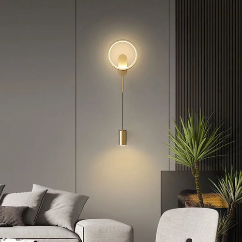 applique murale led moderne gradation de température - vue 3 sur 8
