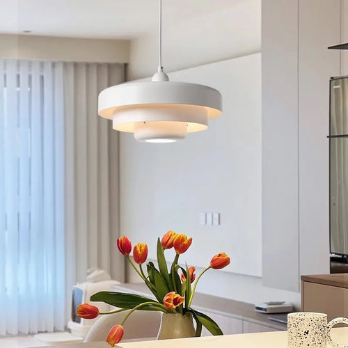 Suspension LED nordique à 3 couches - vue 6 sur 9