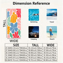 serviette de plage extra large style cartoon douce