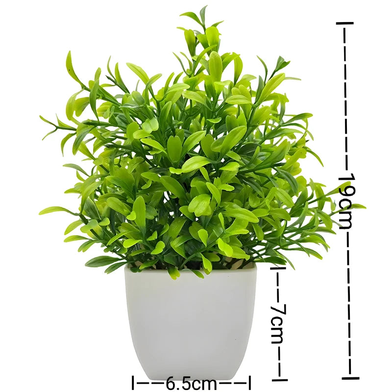 plante artificielle en pot pour décoration de bureau et jardin - vue 20 sur 45