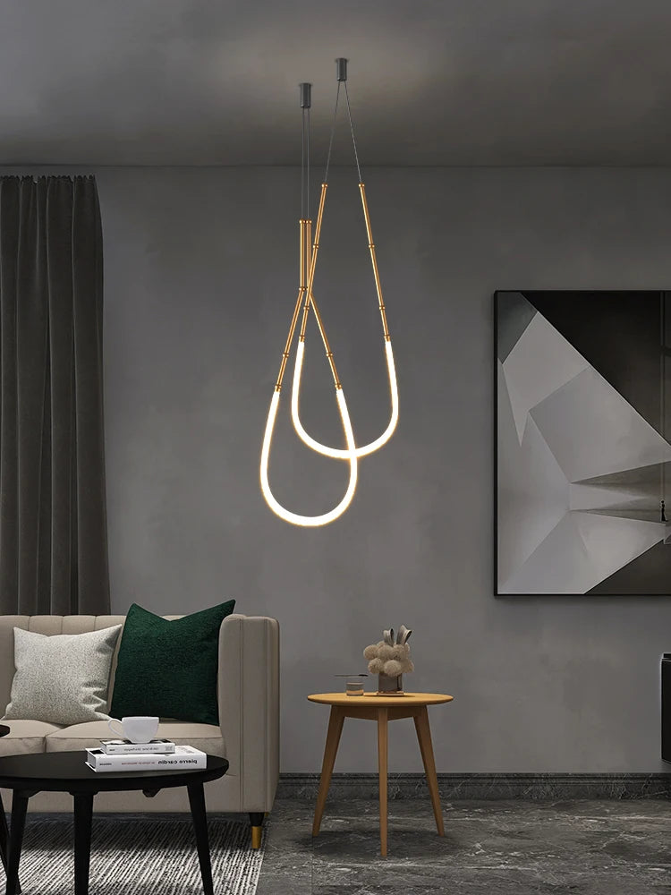 lustre nordique moderne créatif simple personnalité 2022 - vue 2 sur 11