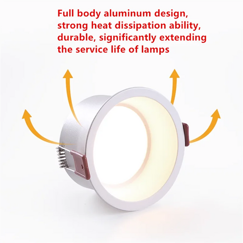 spot led encastrable anti-éblouissement avec intensité réglable - vue 4 sur 5