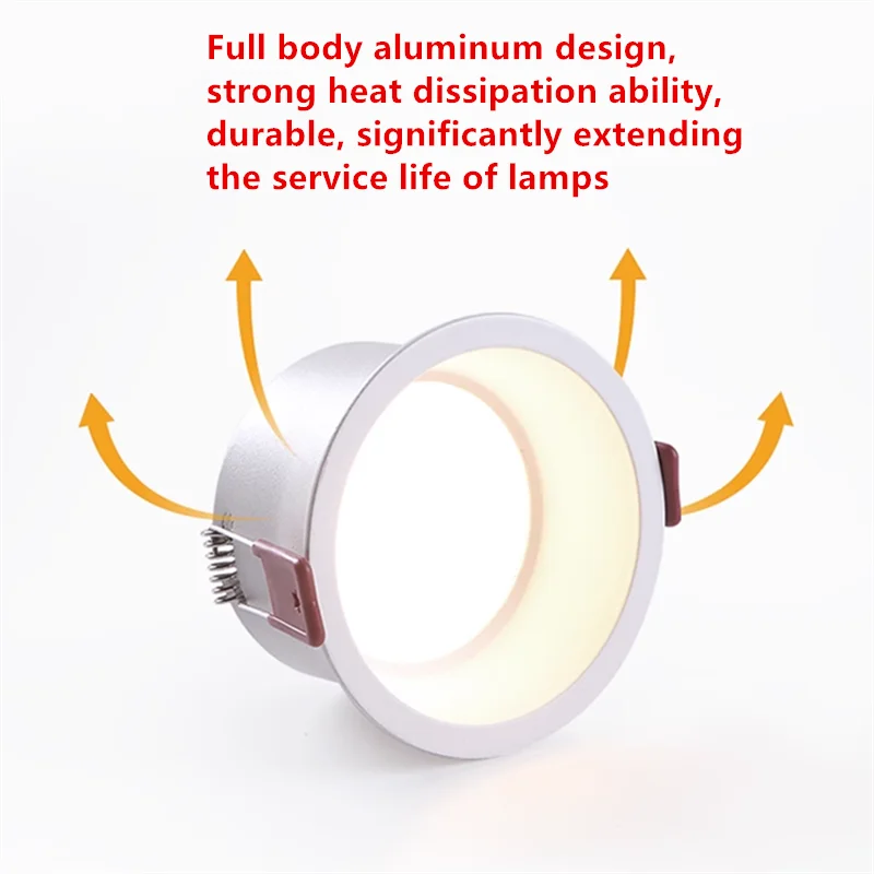 spot led encastrable anti-éblouissement avec intensité réglable - vue 4 sur 5