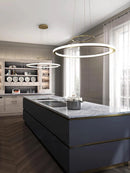 suspension circulaire minimaliste pour intérieur moderne créatif