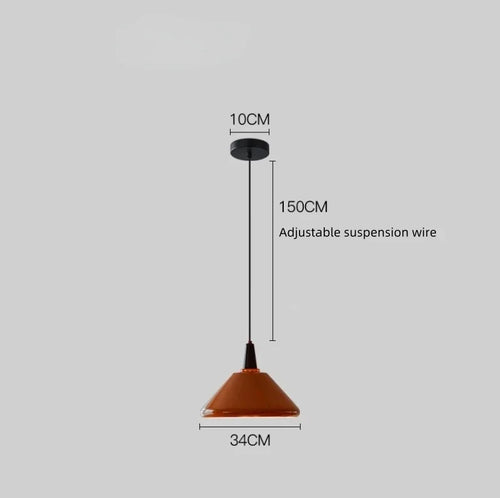 lustre macarone led design moderne pour intérieur élégant - vue 9 sur 8
