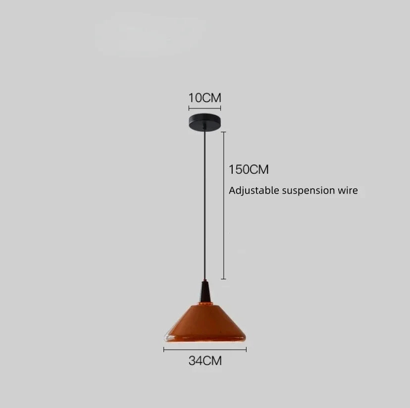lustre macarone led design moderne pour intérieur élégant - vue 8 sur 8