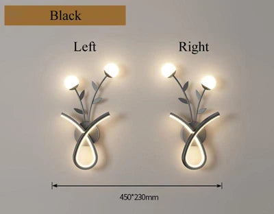 applique murale led style nordique lumière créative design moderne - vue 12 sur 12