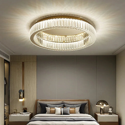 Plafonnier moderne en cristal led pour décoration intérieure - vue 5 sur 6