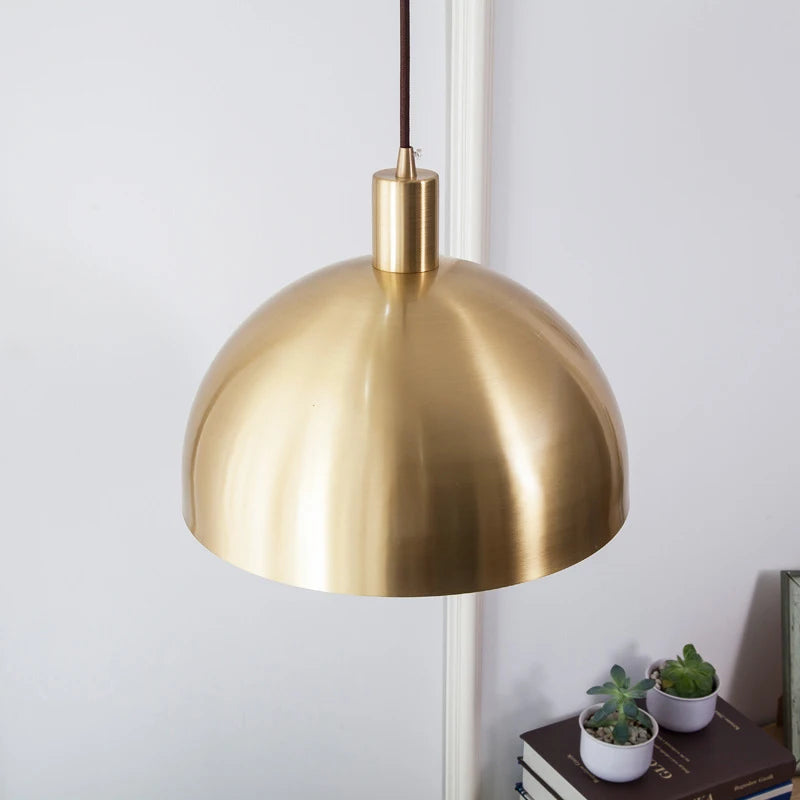suspension en laiton nordique pour décoration intérieure moderne - vue 5 sur 6
