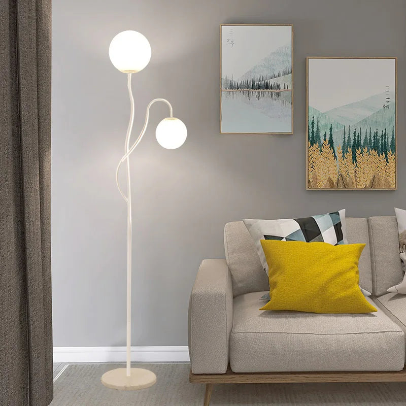 lampadaire led métal style nordique pour décoration intérieure - vue 4 sur 8
