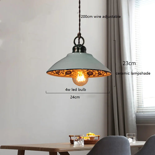 Suspension led en céramique moderne simple - vue 13 sur 29