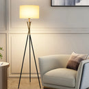 lampe de sol minimaliste de luxe avec table verticale réglable