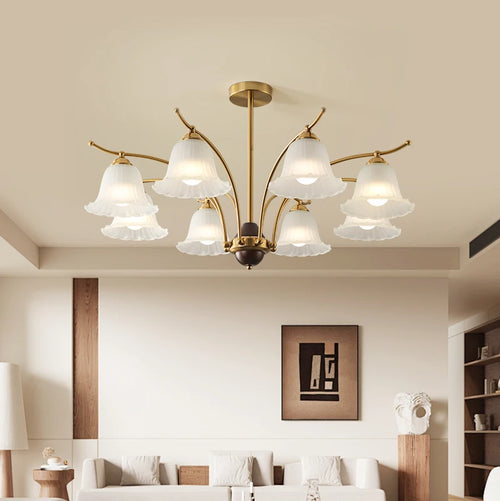 lustre rétro élégant pour un éclairage classique et raffiné - vue 4 sur 9