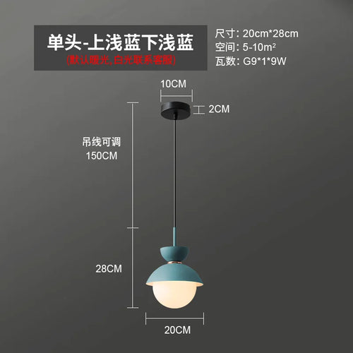 lampe de chevet moderne nordique créative pour décoration intérieure - vue 9 sur 26