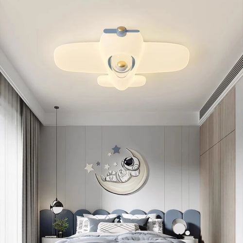 plafonnier astronaute mignon led pour chambre d'enfant décorative - vue 6 sur 9