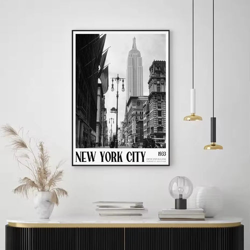 photographie vintage noir et blanc architecture urbaine new york paris - vue 4 sur 19
