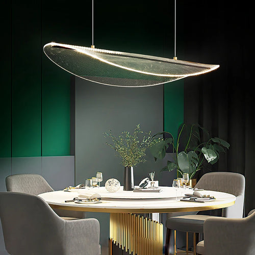 lustre acrylique moderne pour maison et restaurant - vue 3 sur 10