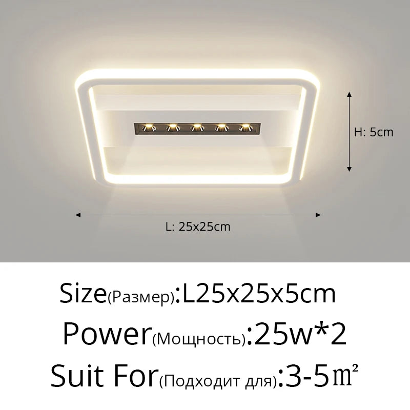 plafonnier sans aspiration magnétique monté en surface décoratif - vue 11 sur 14